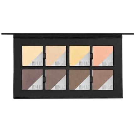 Mulac Cosmetics Contouring And Highlighting Face Palette Creme Athen Vegan 8 X 5G