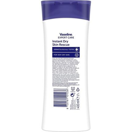 Vaseline Instant Dry Skin Rescue Body Lotion 400Ml - Image 3