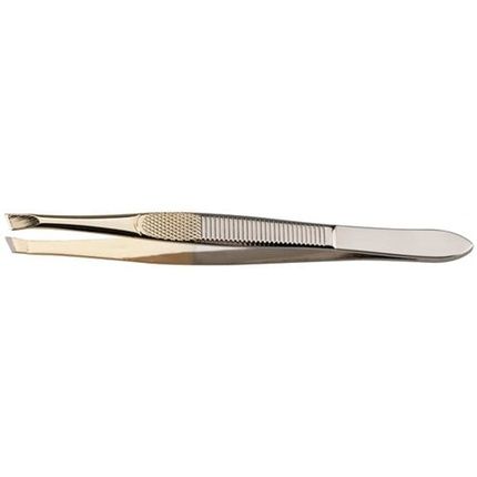 Sibel Epilating Tweezers Classic Gold Plated Slanted
