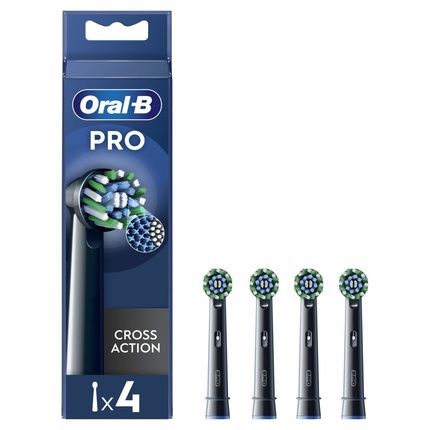 Oralb Electric Toothbrush Refill Cross Action Black Cross Action Eb50