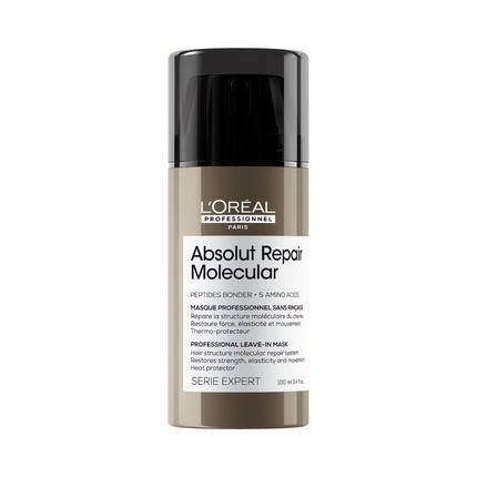 L'Oral Professionnel Absolut Repair Molecular Leavein Mask 100Ml For Damaged Hair