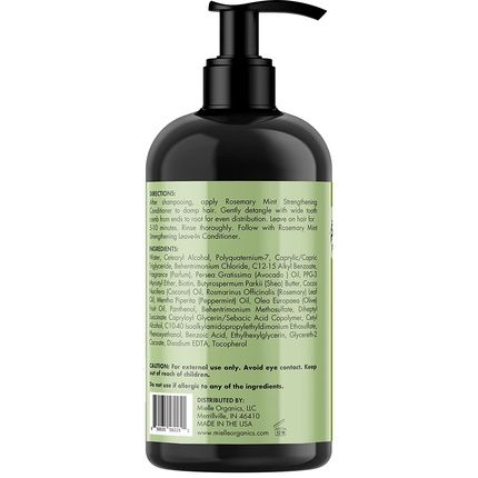 Mielle Organics Rosemary Mint Strengthening Conditioner With Biotin 12 Ounce