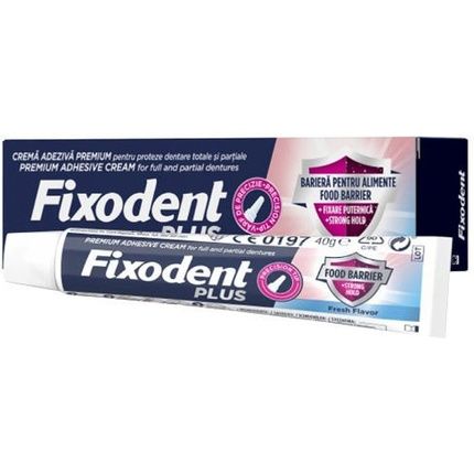 Fixodent Plus Food Barrier Fresh - 40 Count