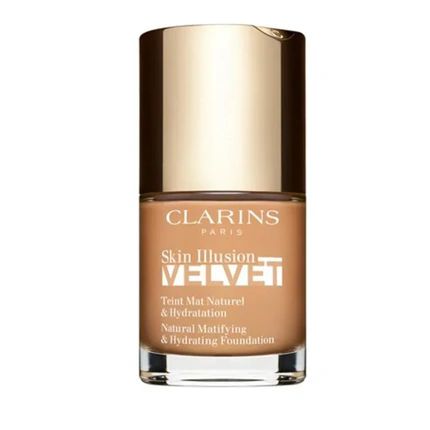 Clarins Skin Illusion Velvet Foundation 112C Amber 30Ml Natural Matifying & Hydrating Foundation - Image 4