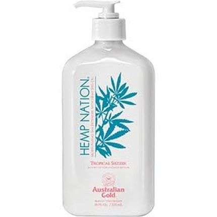 Australian Gold Hemp Nation Tropical Seltzer Tan Extending Moisturizer 18Oz