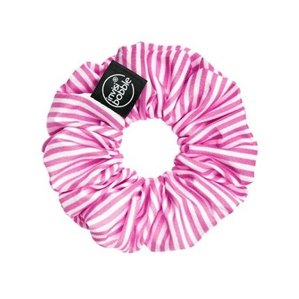 Invisibobble Pink Scrunchie Stripes Up Hair Bobbles Strong Hold For Girls