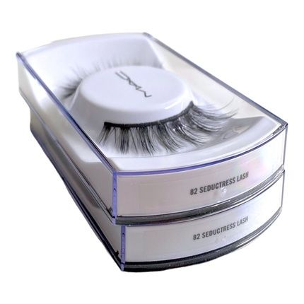 Mac False Seductress Lash #82 Reusable Wispy Eye Lashes Black Nib - Image 3