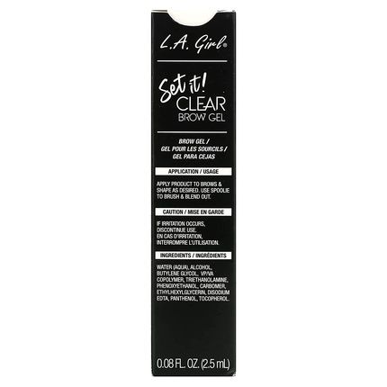 L.A. Girl Set It! Clear Brow Gel Gbg390 Clear - Image 3
