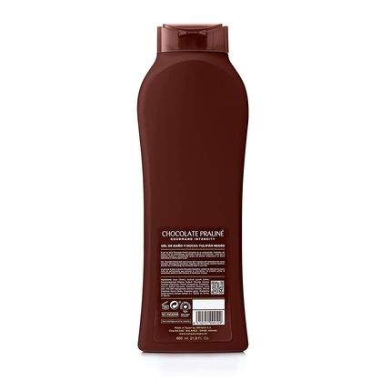 Black Tulip Shower Gel 720Ml Chocolate Brown
