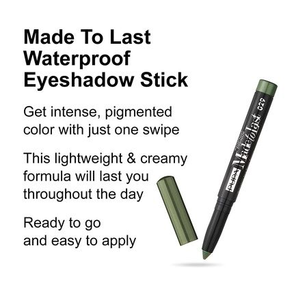 Pupa Milano Made To Last Waterproof Eyeshadow 029 Seaweed For Women 1.4G