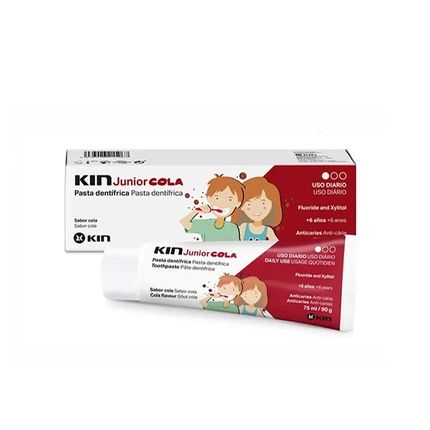 Kin Fluorkin Junior Cola Flavour Toothpaste 75Ml