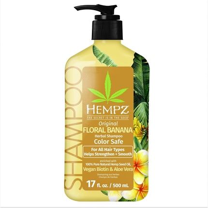 Hempz Biotin Hair Shampoo Original Light Floral & Banana For All Hair Types