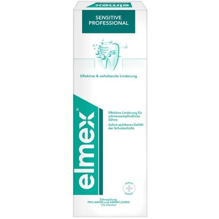 Elmex Sensitive Professional Mouthwash 400Ml - Effective Relief For Sensitive Teeth With Pleasant Taste Alcohol-Free