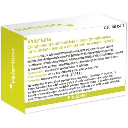 Eladiet Valerian 60 Capsules