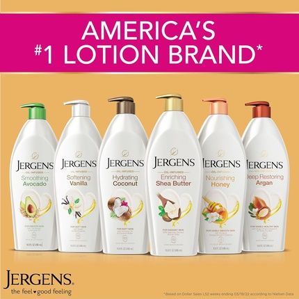 Jergens Hydrating Dry Skin Lotion Coconut 16.8 Oz