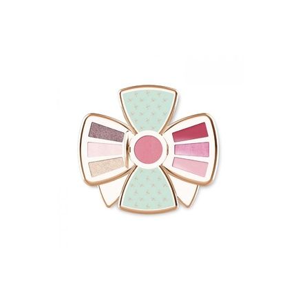 Naj Oleari The Green Snowflake Makeup Palette For Face, Eyes, And Lips