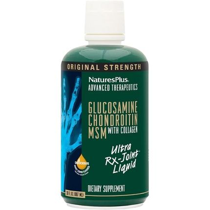 Naturesplus Ultra Rx-Joint Liquid Honey Lemon 30 Fl Oz Supports Healthy Joint Function With Glucosamine Chondroitin Msm Gluten Free 30 Servings