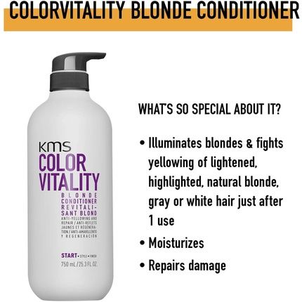 Kms Color Vitality Blonde Conditioner Backbar