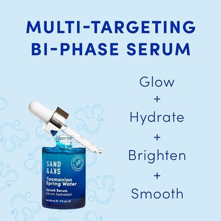 Sand & Sky Tasmanian Spring Water Splash Serum Hyaluronic Acid Serum For Face 30Ml - Image 3