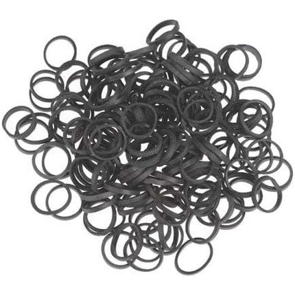 Sibel Small Black Hair Bands For Braiding 500 Pack