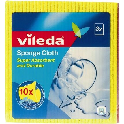 Vileda Sponge Cloth 3 Per Pack