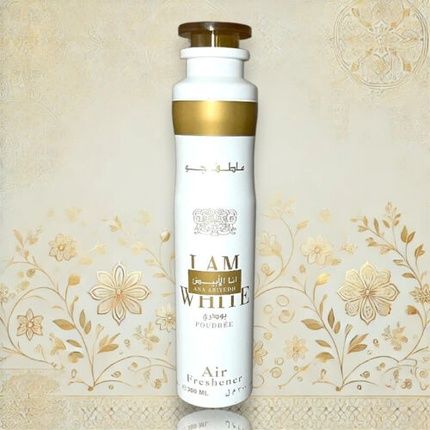 Lattafa Ana Abiyedh Poudree Room Spray 300Ml Powdery-Sweet Fragrance