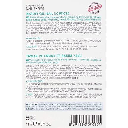 Golden Rose Nail Expert 05 Beauty Oil Nail & Cuticle - Image 3
