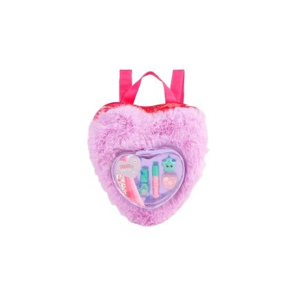 Create It Create It Makeup Set In Fluffy Backpack Love Purple