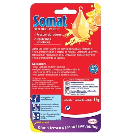 Somat Deo Duo Pearls Clean Dishwasher Lemon
