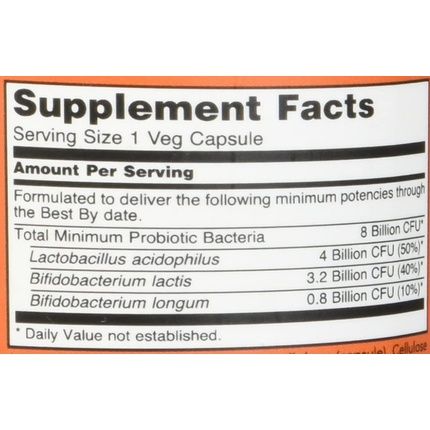 8 Trillion Acidophilus And Bifidus,60 Veg. Capsules - Image 3