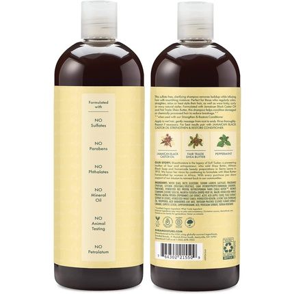 Shea Moisture Jamaican Black Castor Oil Strengthen And Restore Shampoo 482Ml
