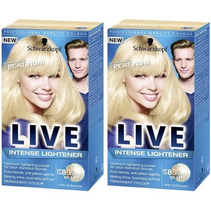 Schwarzkopf Live Xxl Colour Intense Permanent Coloration 00A Absolute Platinum