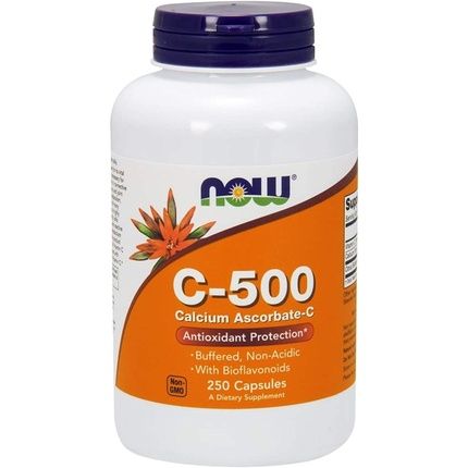 Now Foods C-500 Calcium Ascorbatec 250 Capsules 255G