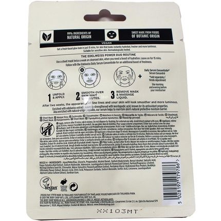 The Body Shop Serum Concentrate Sheet Mask Edelweiss Smooth & Protect