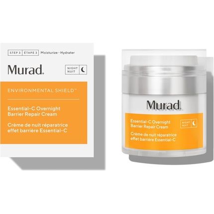 Murad Essential-C Overnight Barrier Repair Cream Environmental Shield Vitamin C Moisturizer 50Ml