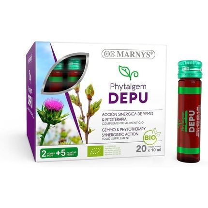 Marnys Phytalgem Depu Digestive And Renal Wellness Pineapple Flavor 20 Drinking Vials 360G