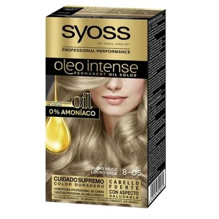 Syoss Syoss Oleo Intense Permanent Hair Color 805 Beige Blonde