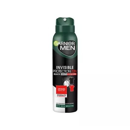 Garnier Men Invisible Protection 72H Antiperspirant Spray For Men 150Ml