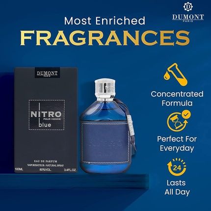 Nitro Blue By Dumont For Men 3.4 Oz Edp Spray