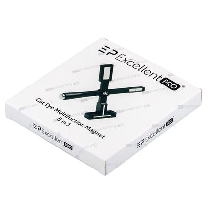 Excellent Pro Cat Eye Multifunction Magnet 5In1 For Creating Cat Eye Effect On Magnetic Nail Polishes With 5 Tips Included