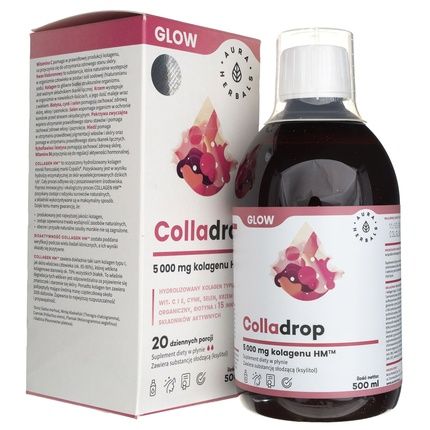 Aura Herbals Colladrop Glow Marine Collagen 5000Mg 500Ml