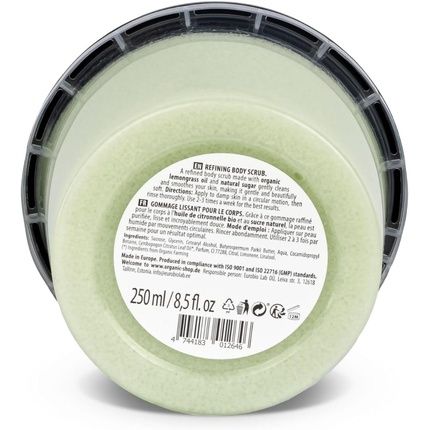 Organic Shop Body Scrub Refining Lemongrass & Sugar 250Ml - Image 3