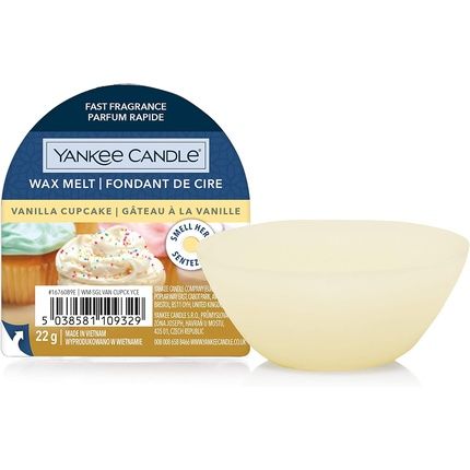 Yankee Candle Wax Melts Vanilla Cupcake Up To 8 Hours Of Fragrance