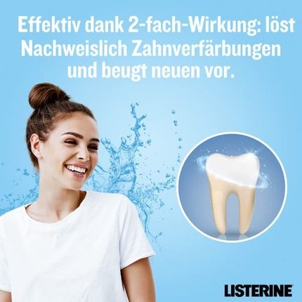 Listerine Advanced White Mild Flavor Mouthwash 500Ml - Image 3