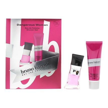Bruno Banani Dangerous Woman 2 Piece Gift Set Eau De Toilette 30Ml And Shower Gel 50Ml