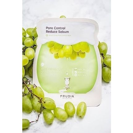 Frudia Green Grape Pore Control Face Mask - Sheet Mask - Image 3