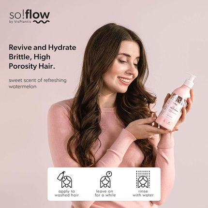 So!Flow Porosity Care Conditioner With Centella Asiatica Extract - Repairs Damage For Beautiful, Resilient Hair