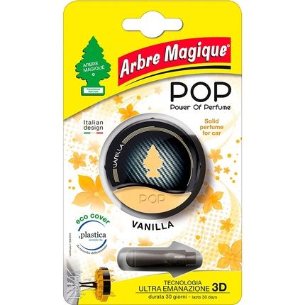All Ride Arbre Magique، معطر هواء Pop Car، رائحة الفانيليا، Ultra Hand