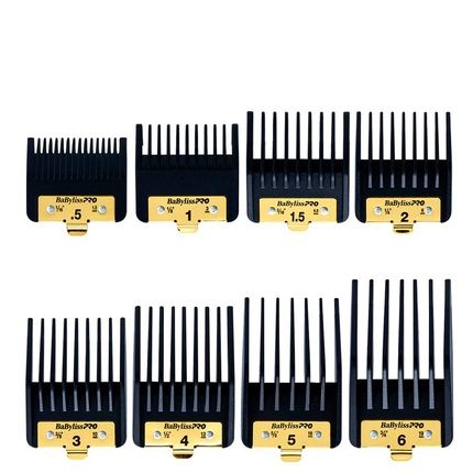Babyliss Pro 4Artists Premium Combs 8 Units Premium Clipper Guards X 8