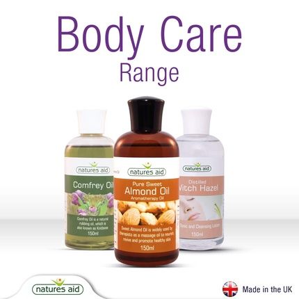 Natures Aid Pure Almond Oil Massage Oil For Dry Skin 150Ml - Image 3